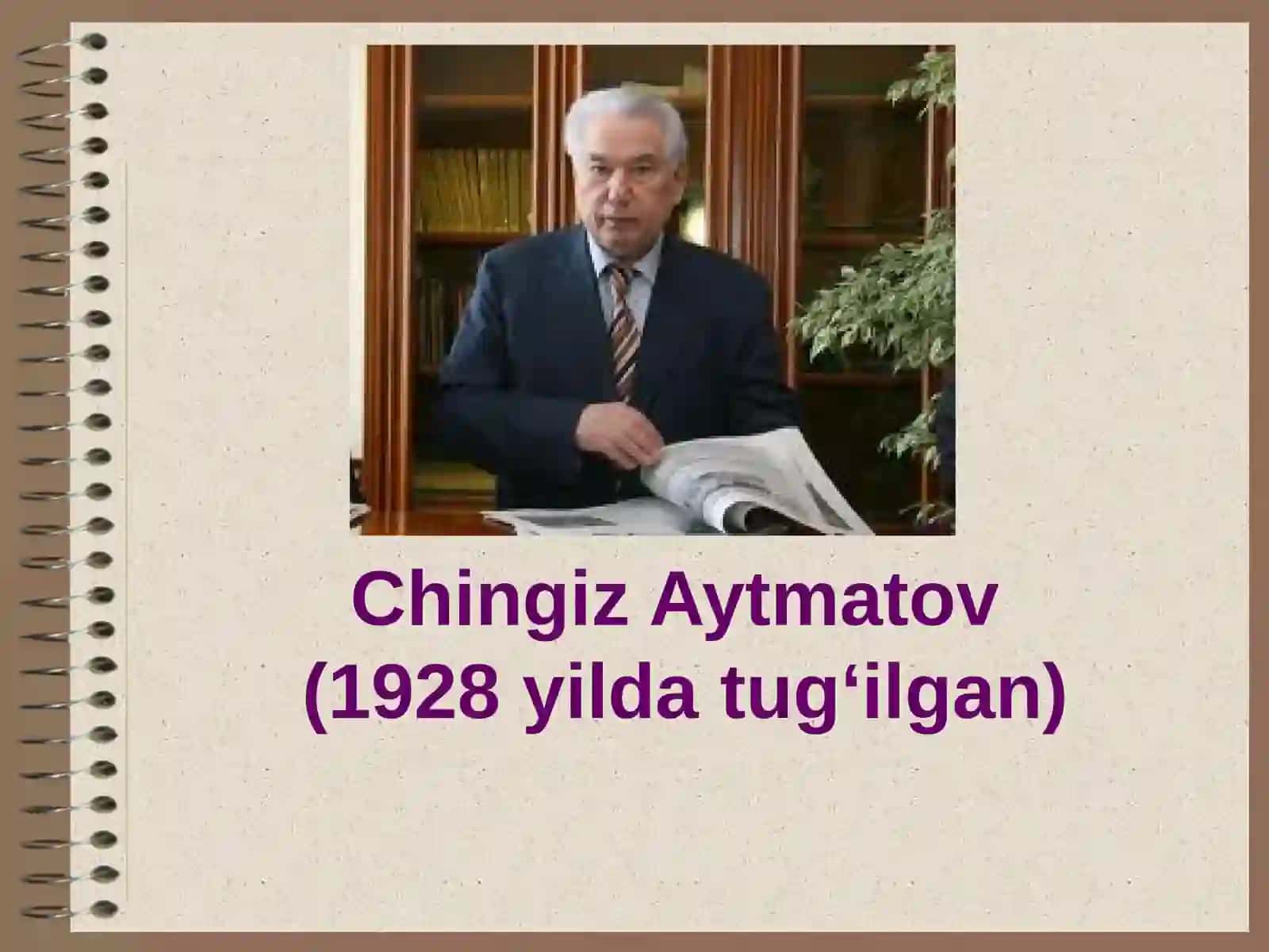 DARS ISHLANMASI "Chingiz Aytmatov" 2