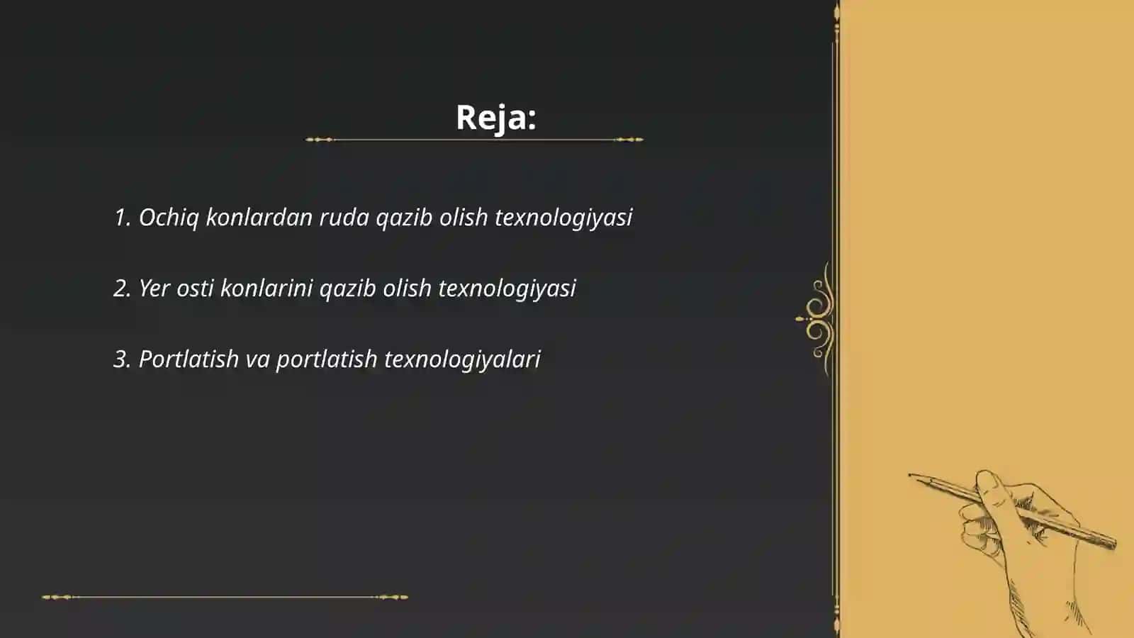 Ochiq konlardan ruda qazib olish texnologiyasi 2