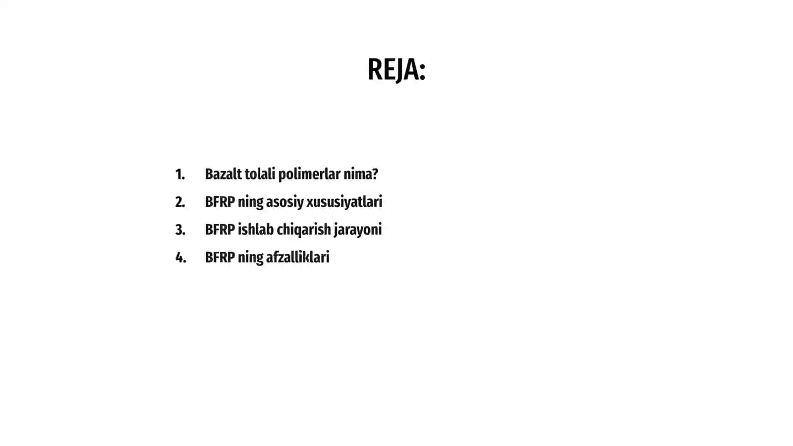 Bazalt tolali polimerlar ( BFRP) 2