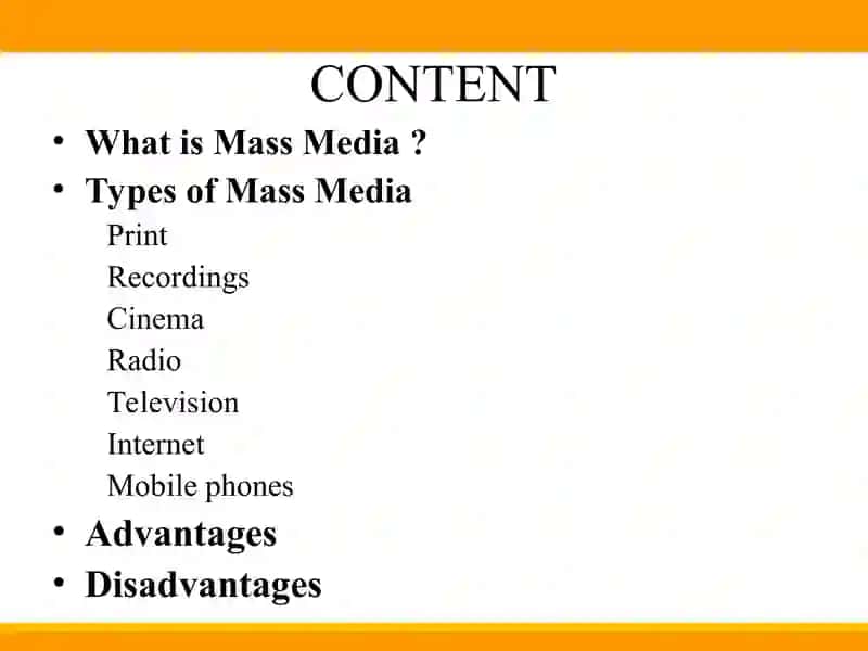 MASS MEDIA 2