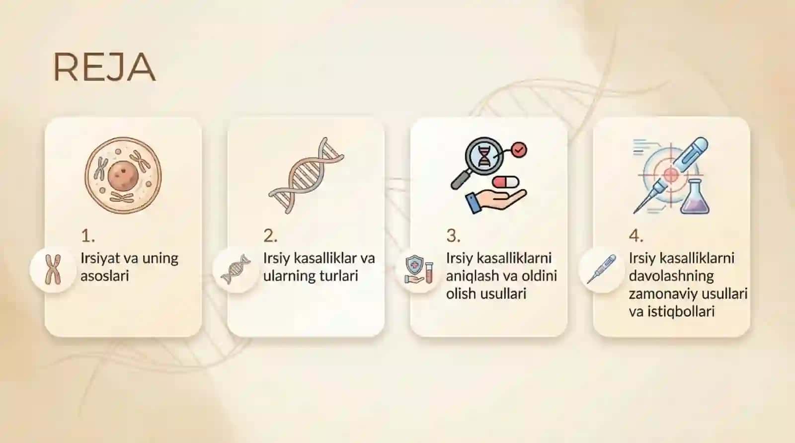 Irsiyat va irsiy kasalliklar 2
