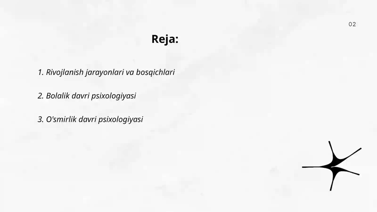 Rivojlanish psixologiyasi fani predmeti 2