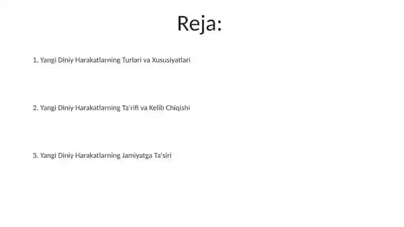 Yangi diniy oqimlar 2
