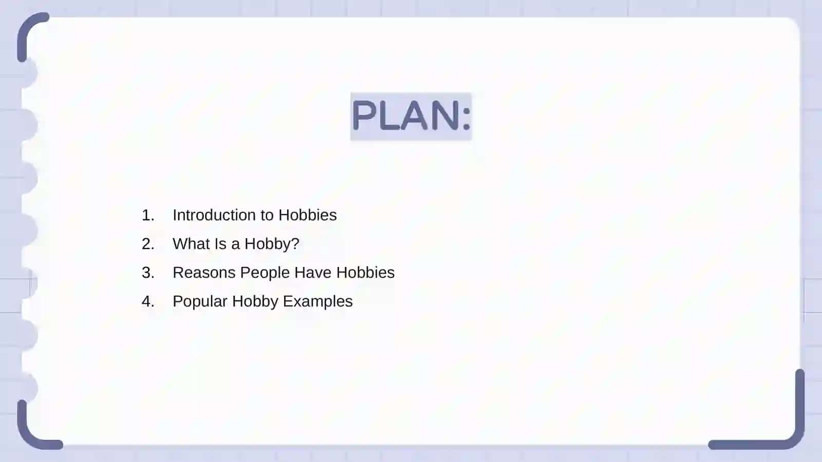 Introduction to Hobbies 2
