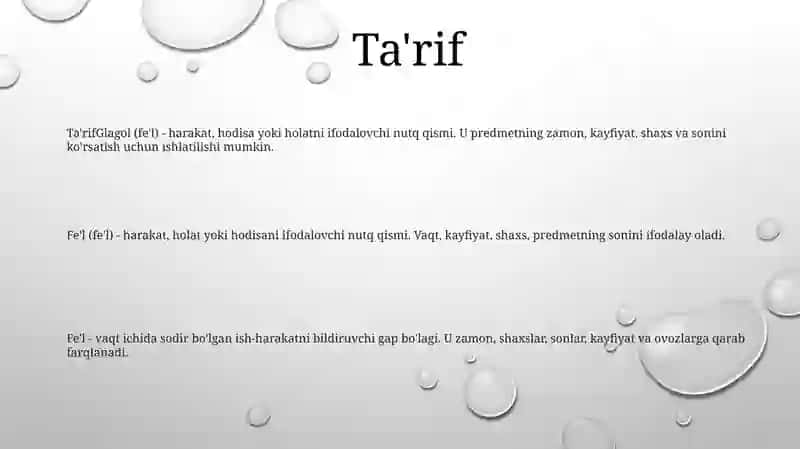 Ta'rifGlagol 2