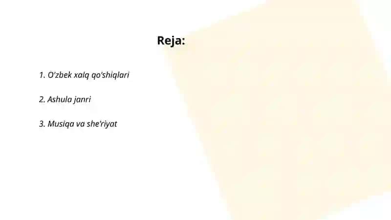 O'zbek xalq qo'shiqlari 2