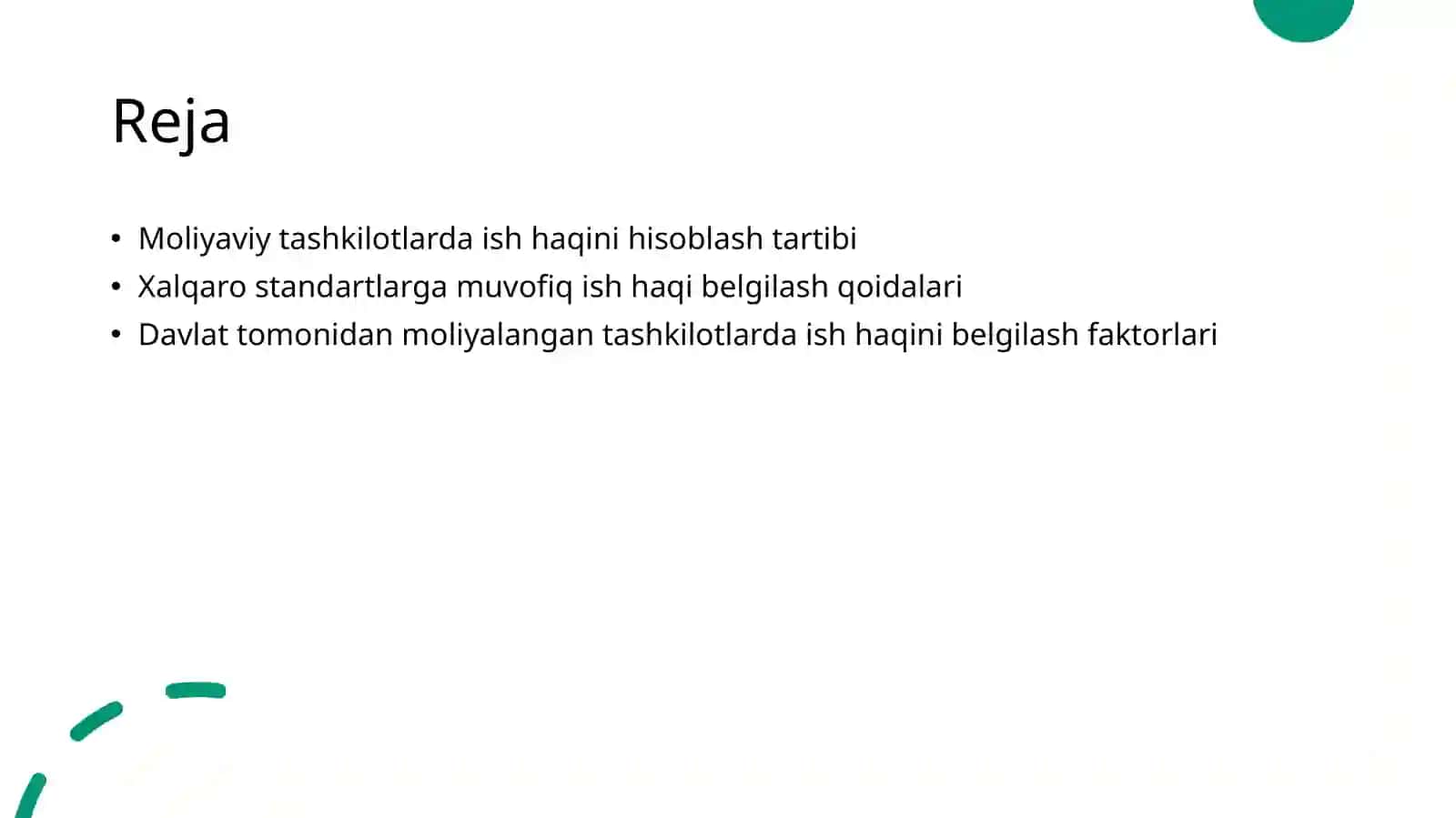 Byudjet tashkilotlarida mehnat haqi hisobi 2