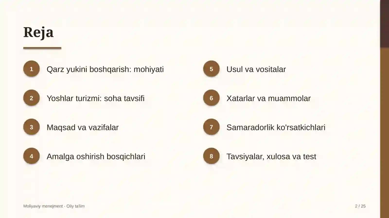 Yoshlar turizmida qarz yukini boshqarish 2
