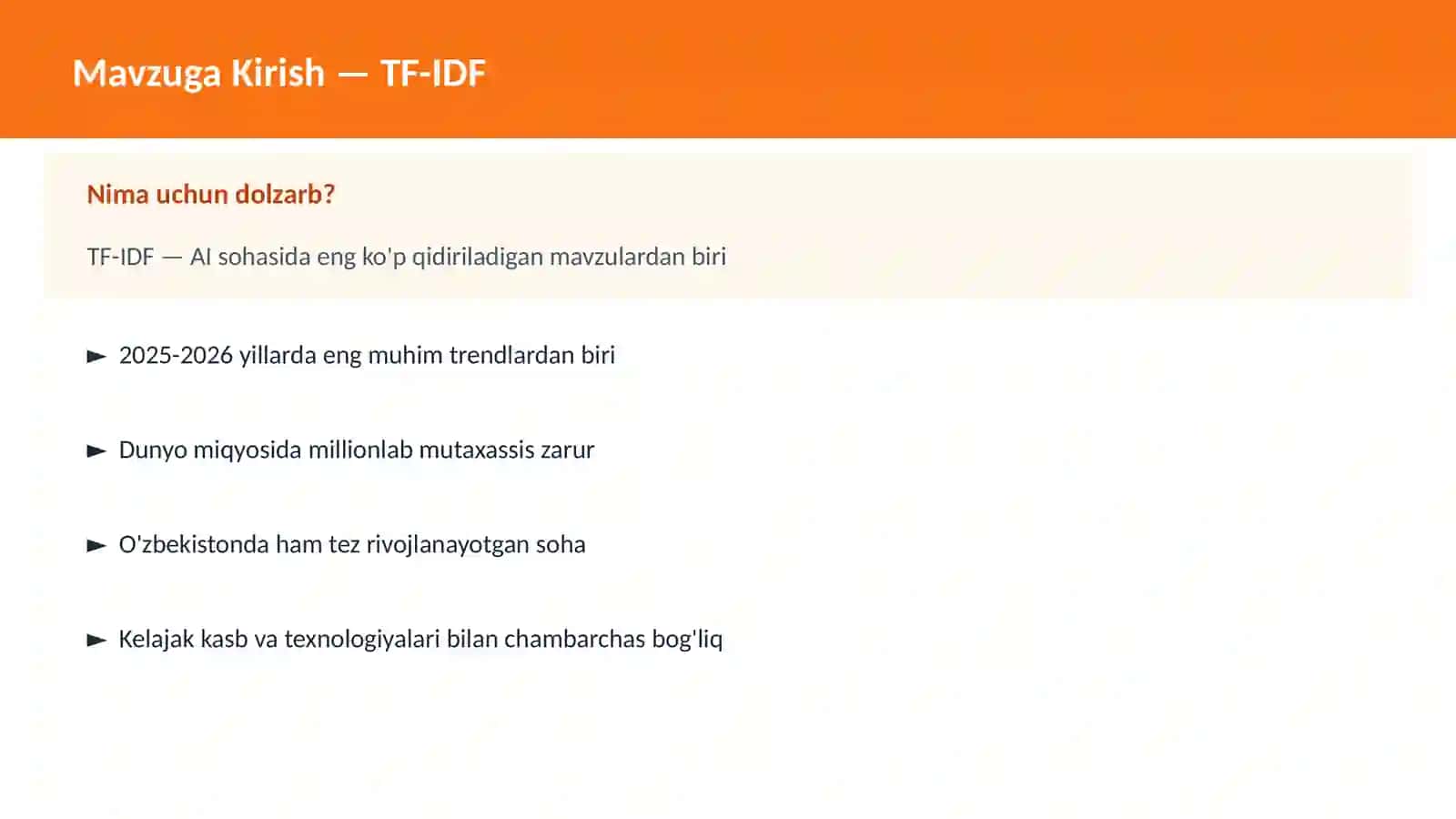 TF-IDF 2