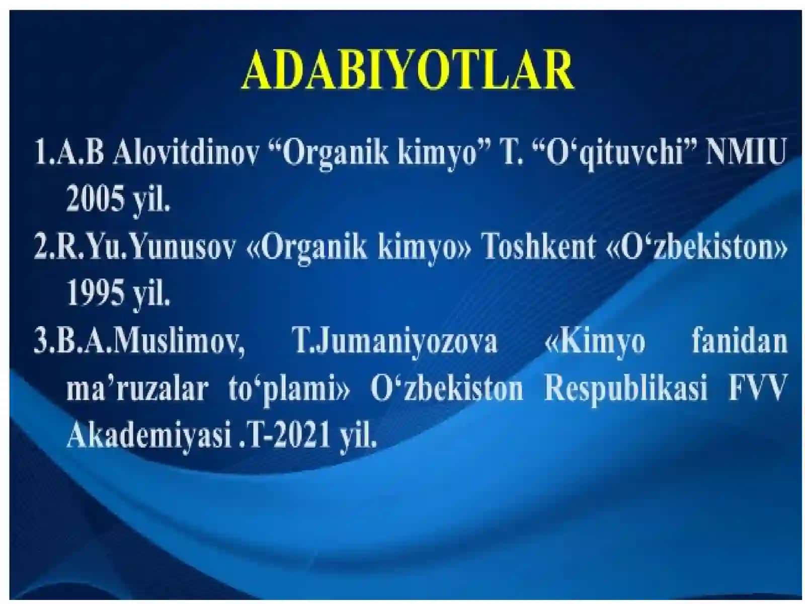 Murakkab efirlar va yog‘lar 2