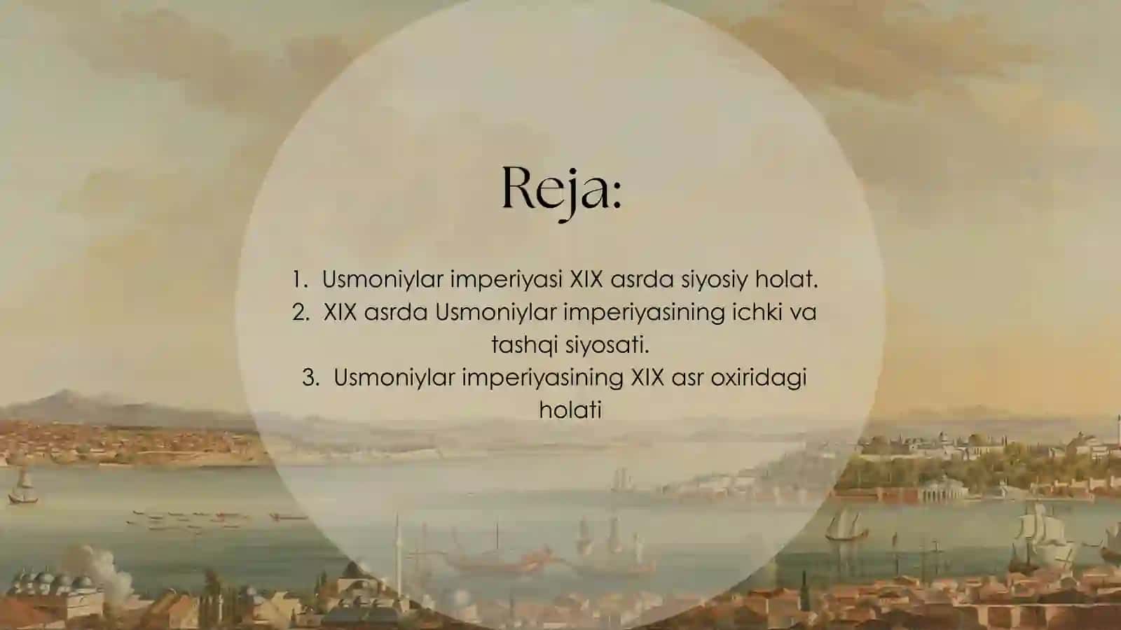 Usmoniylar imperiyasi XIX asri 2