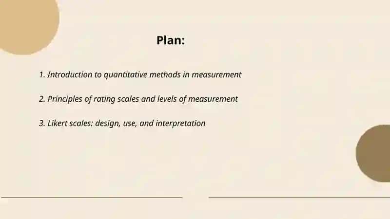 Introduction to quantitative methods in measurement 2