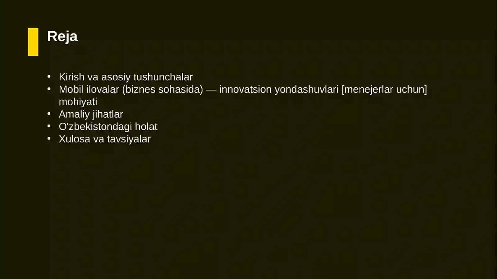 Mobil ilovalar (biznes sohasida) — innovatsion yondashuvlari [menejerlar uchun] 2