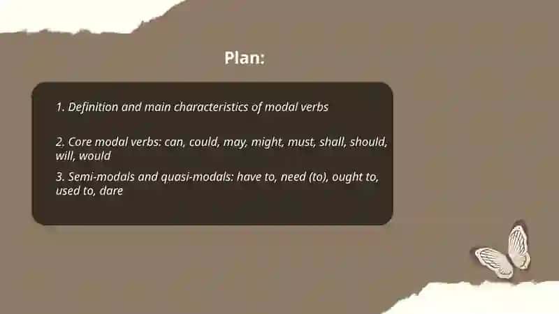 Modal verb 2