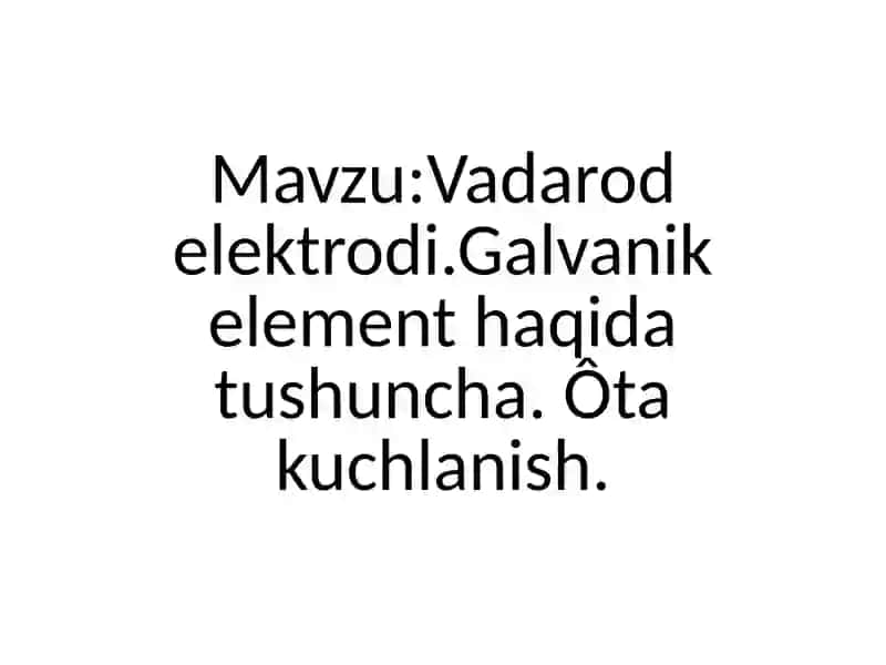 Vodorod elektrodi 2