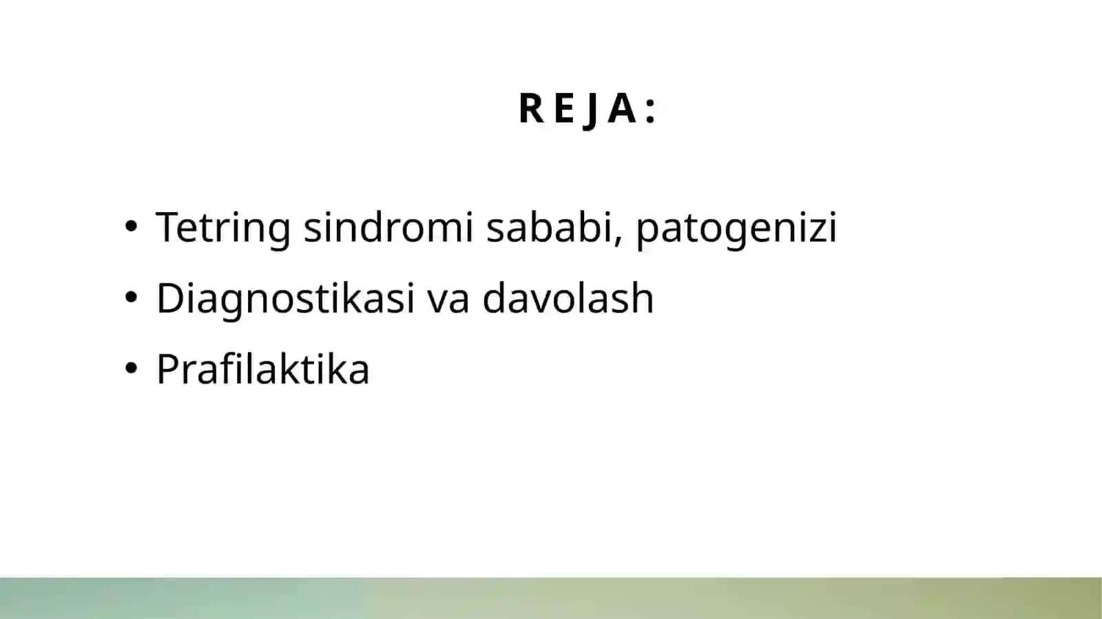 Tetring sindromi 2