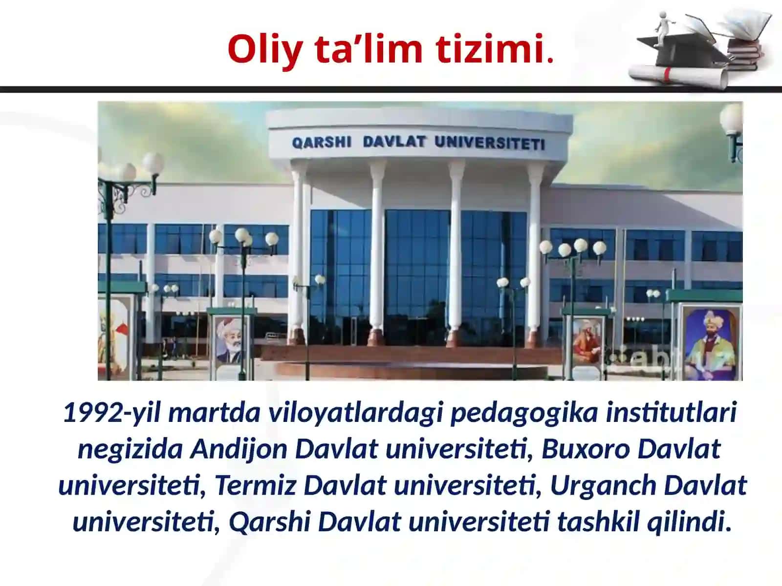 Oliy ta’limning takomillashtirilishi 2