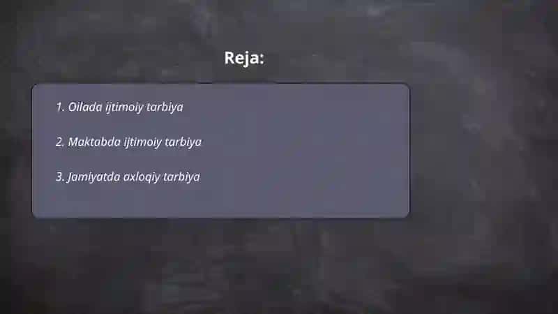 Tarbiya-ijtimoiy tarbiya 2
