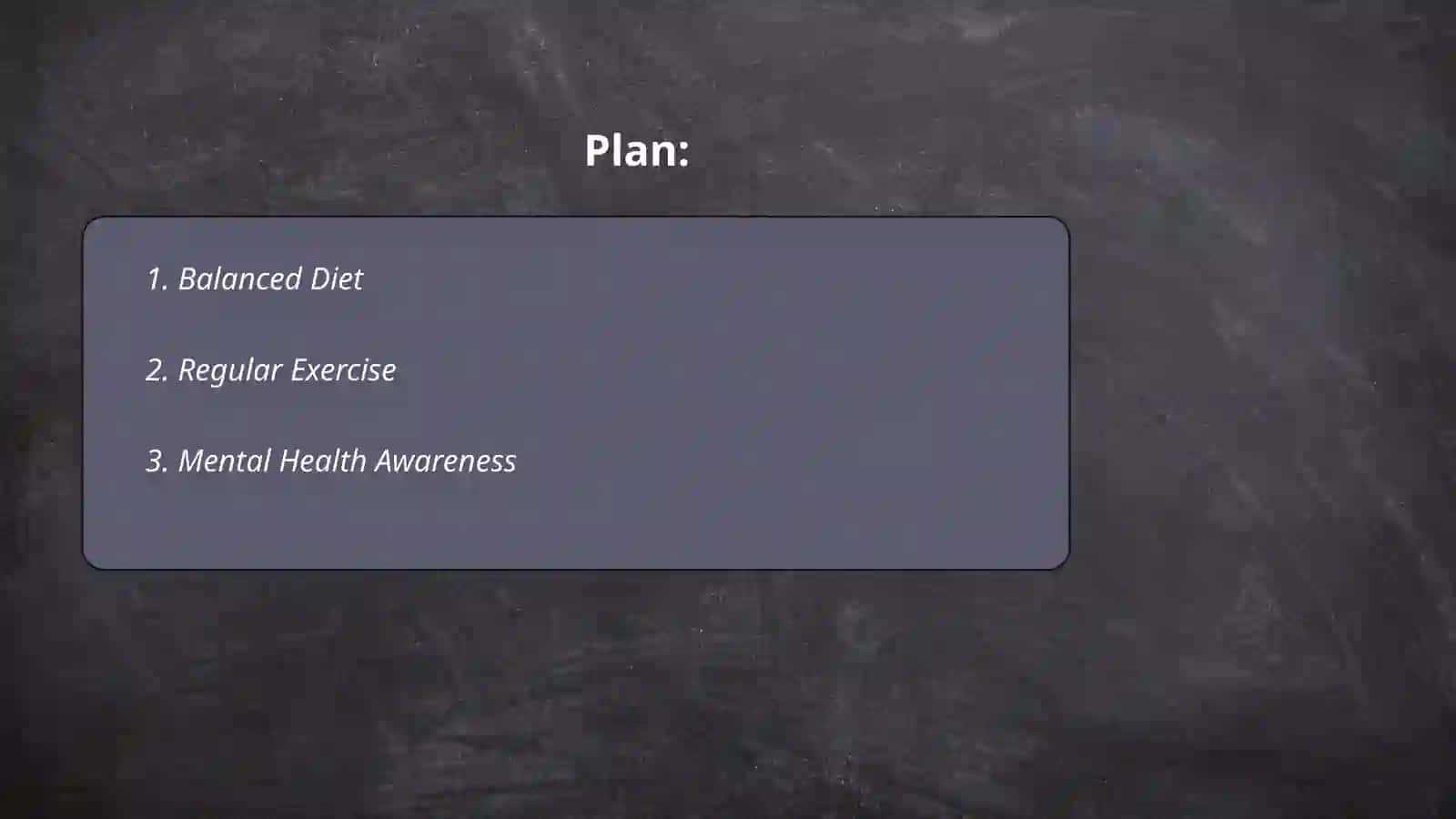 Balanced Diet 2