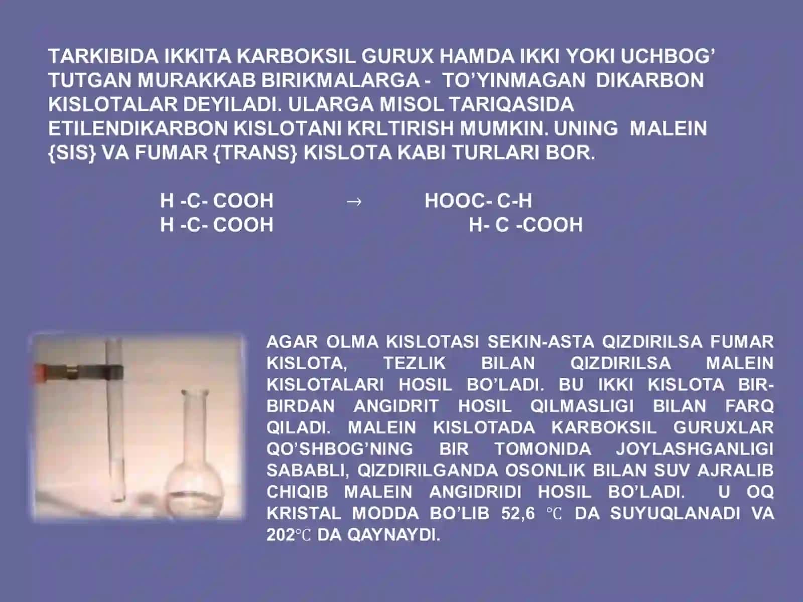 To’yinmagan dikarbon kislotalar 2