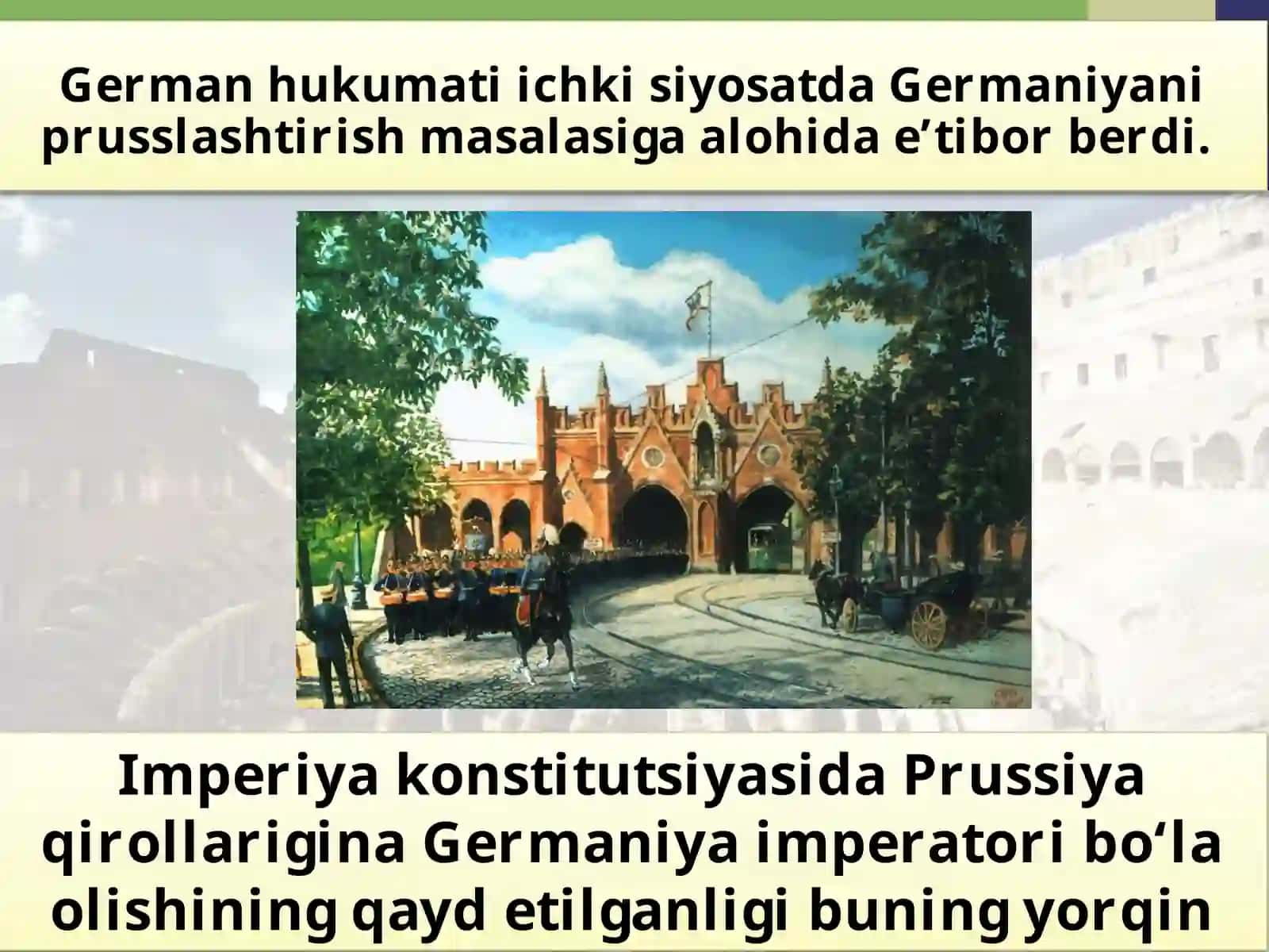 Germaniya Imperiyasining ichkisiyosati 2