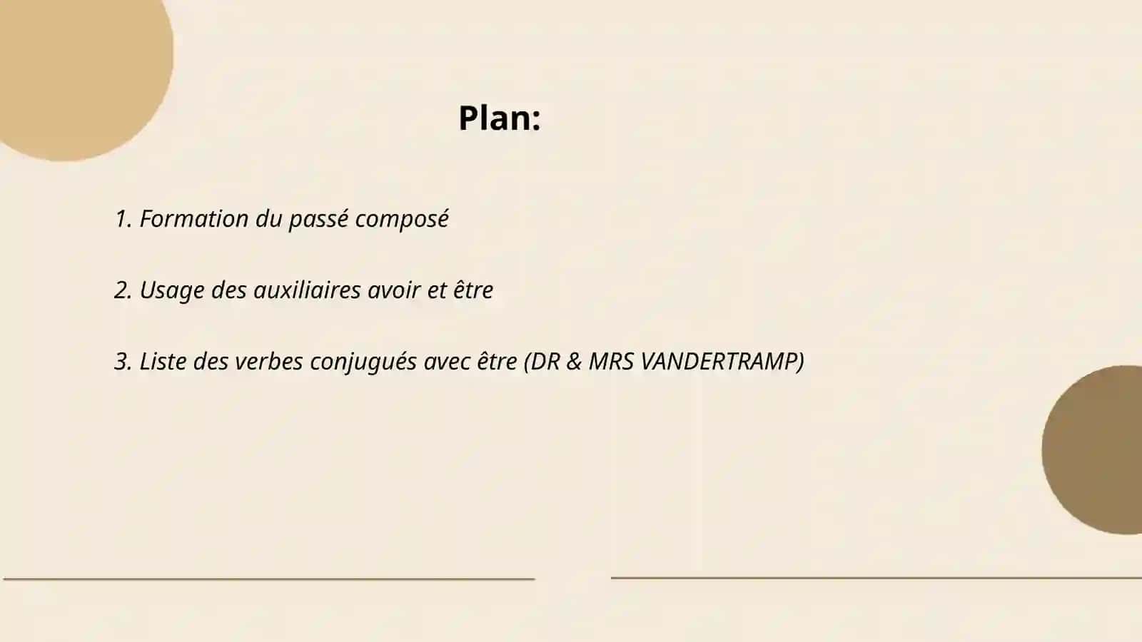 Passe compose 2