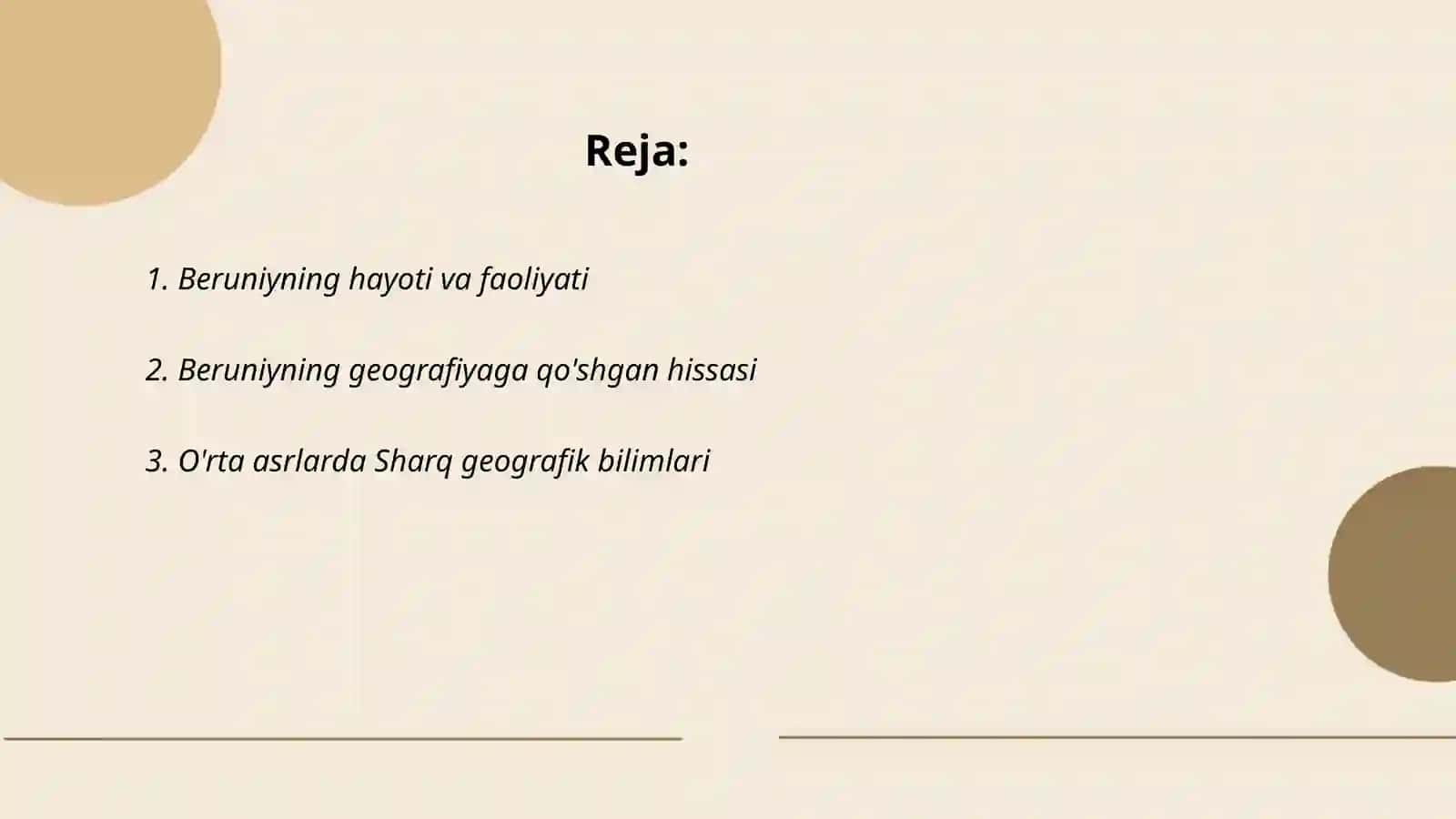 Beruniyning hayoti va faoliyati 2