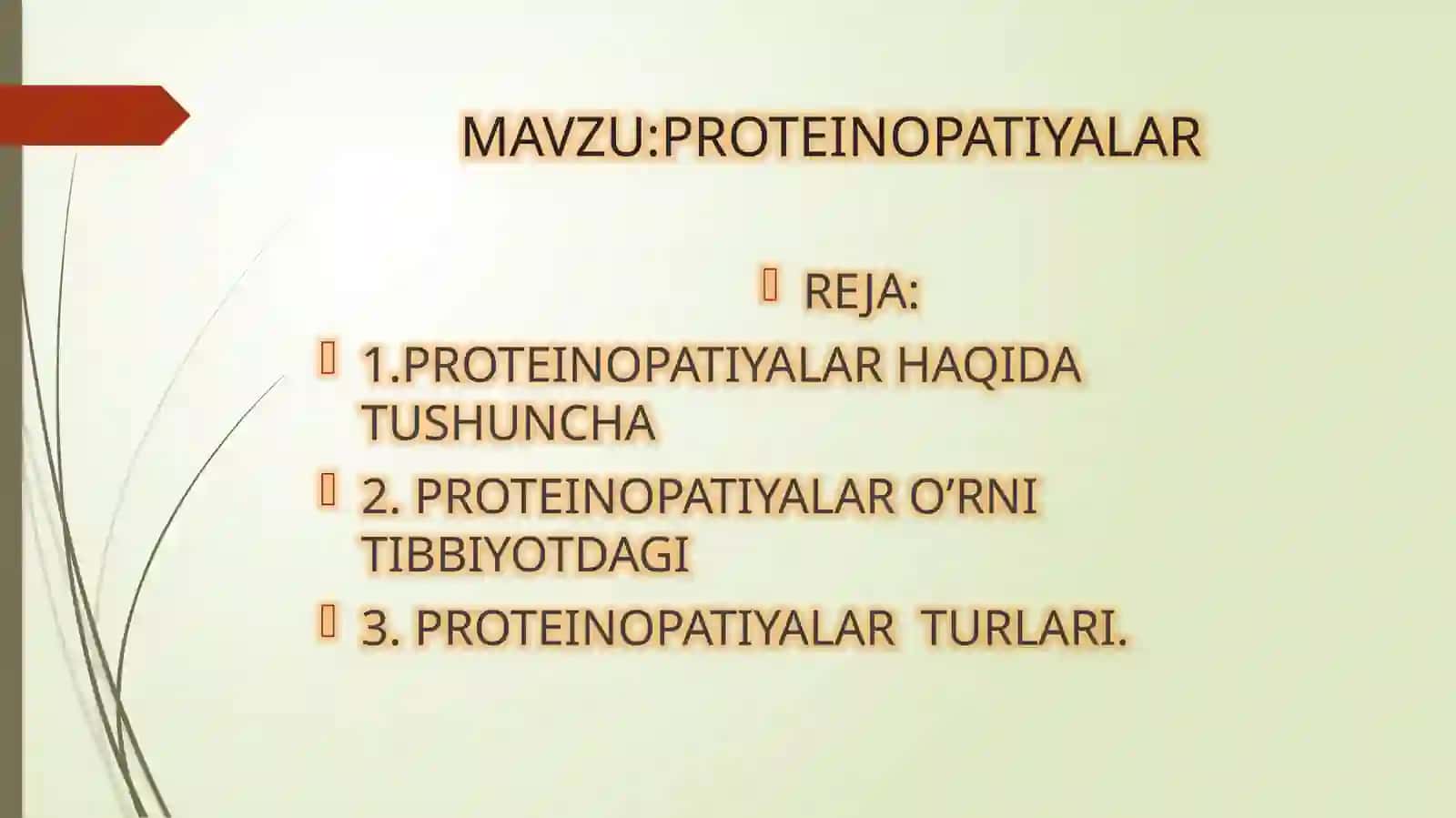 PROTEINOPATIYALAR 2
