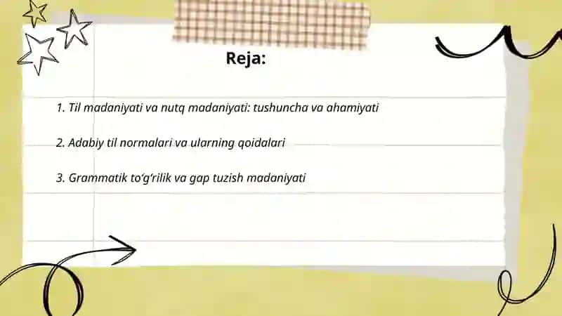 Til madaniyati va nutq madaniyati 2