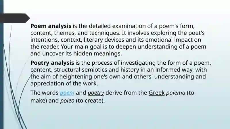 How to Analyze a Poem 2