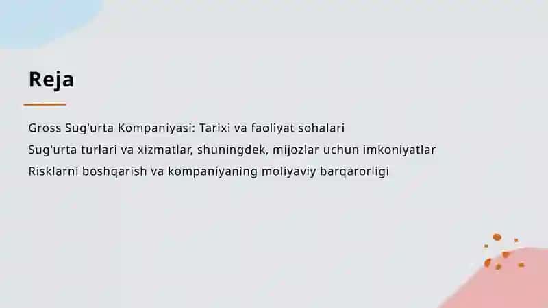 Gross Sug'urta Kompaniyasi 2
