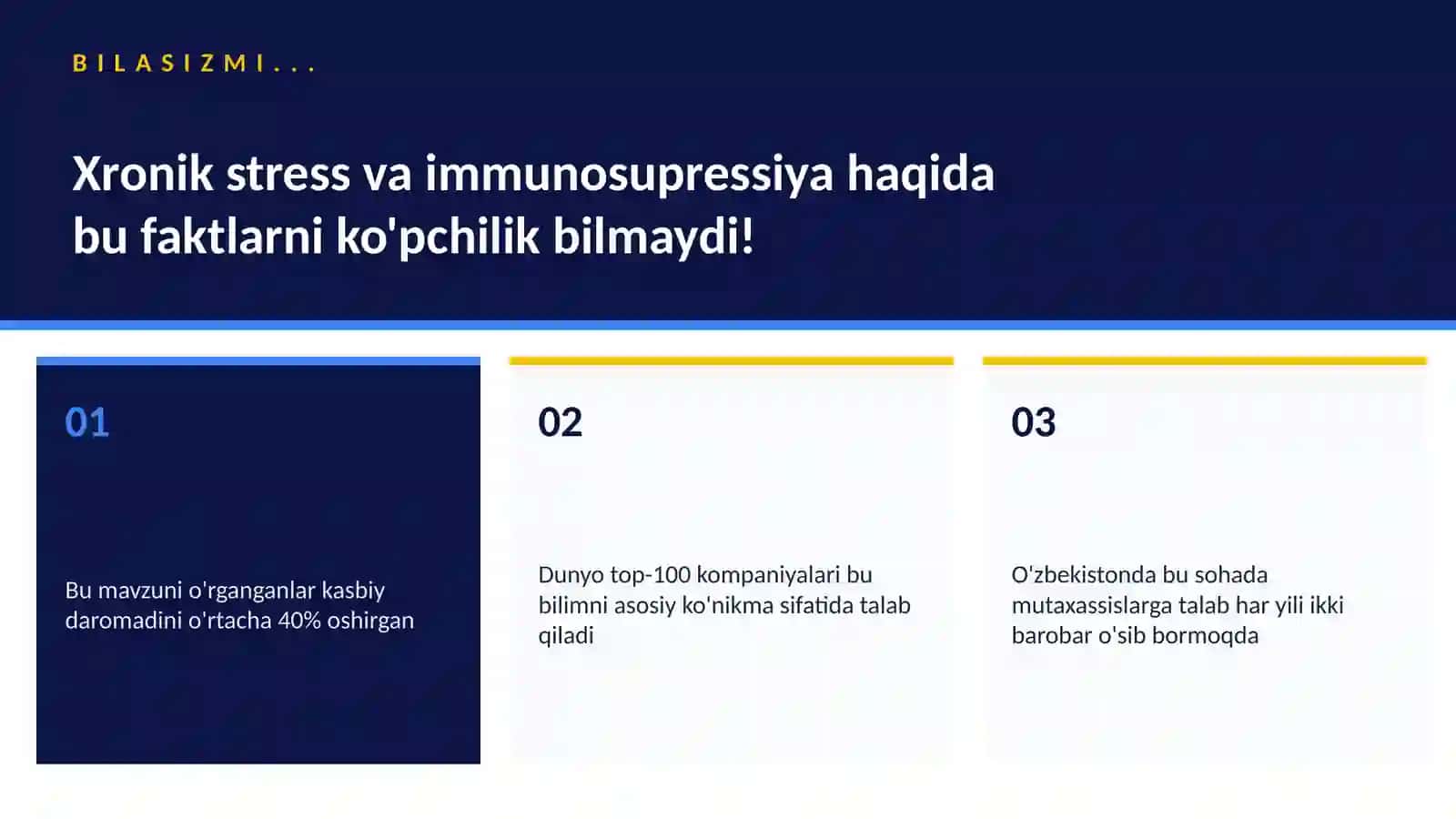 Xronik stress va immunosupressiya 2
