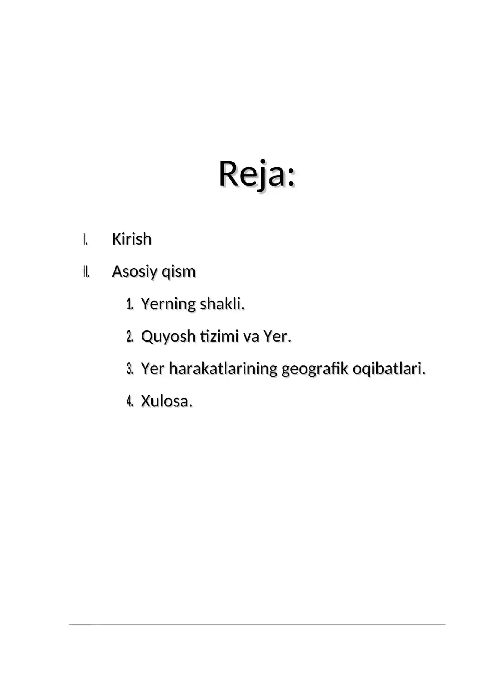 Umumiy yer bilimi fanidan 2