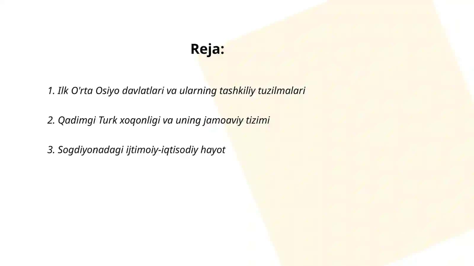 O'rta Osiyo Ilk o'rta asrlar tarixshunosligi 2