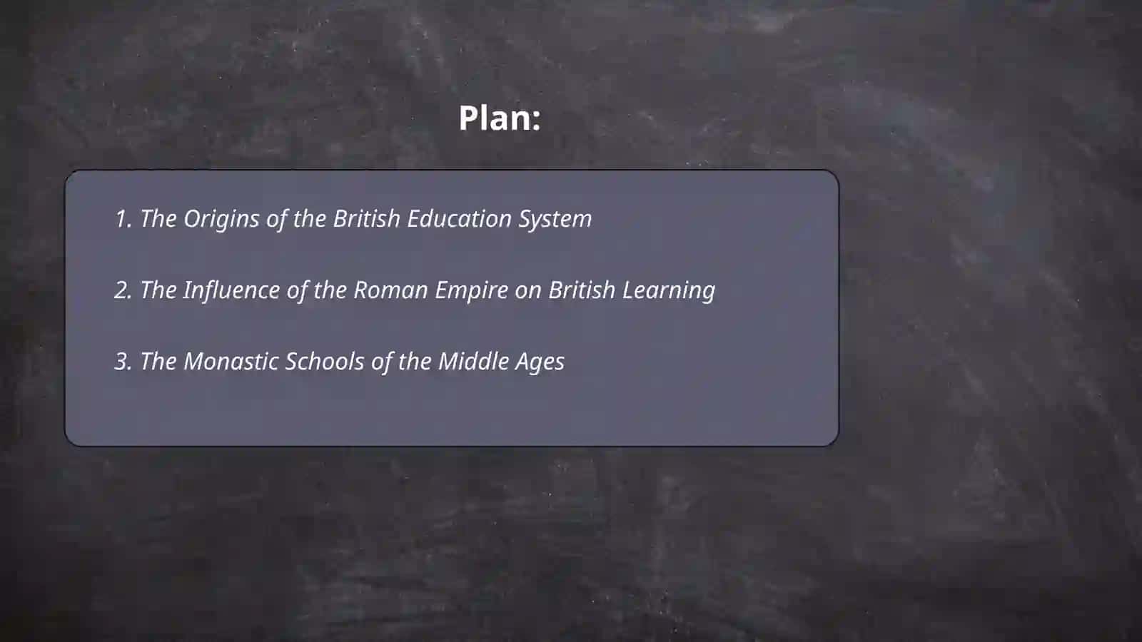 Tarix va Britaniya ta'limi 2