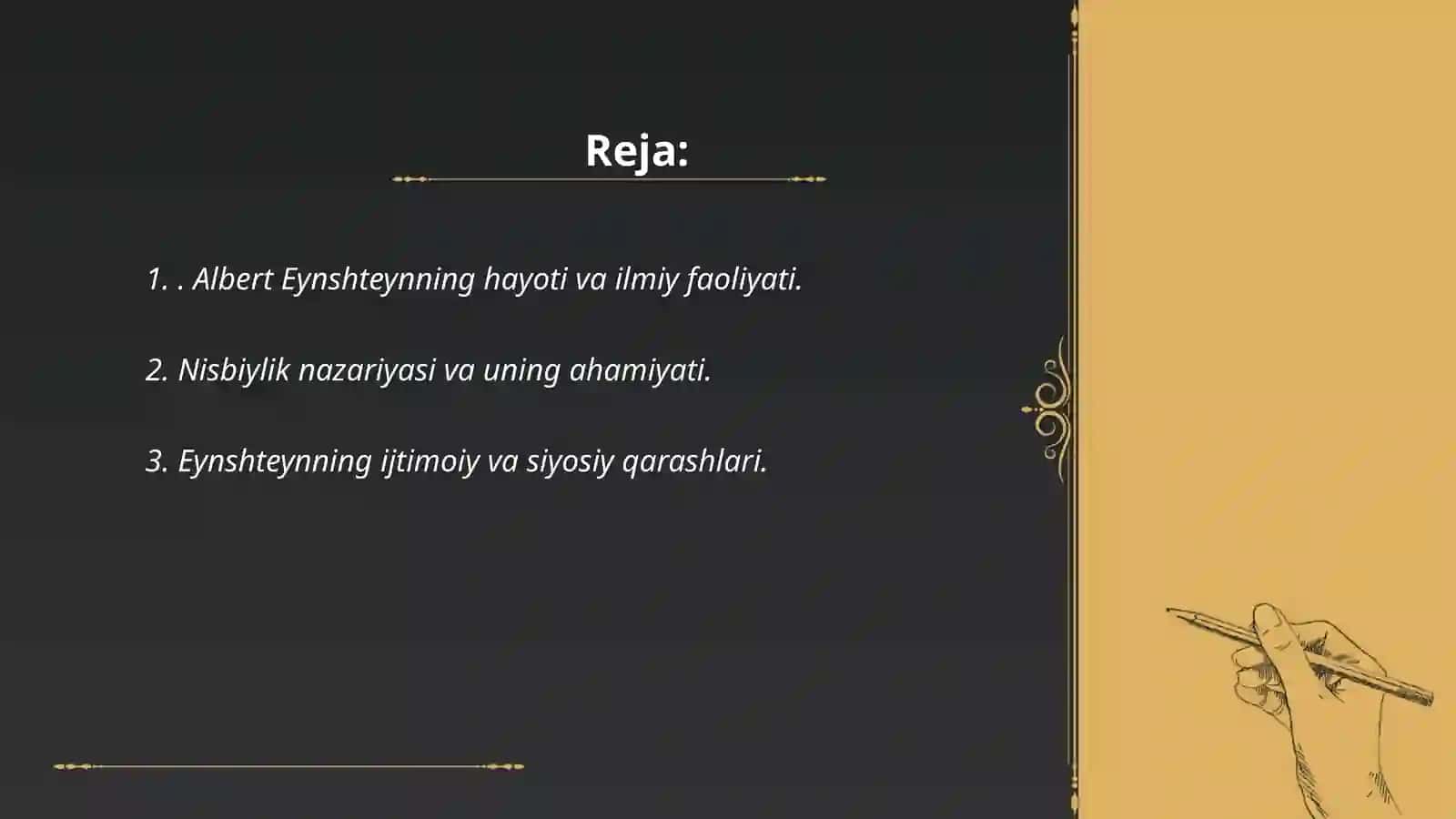 Albert Eynshteynning hayoti va ilmiy faoliyati 2