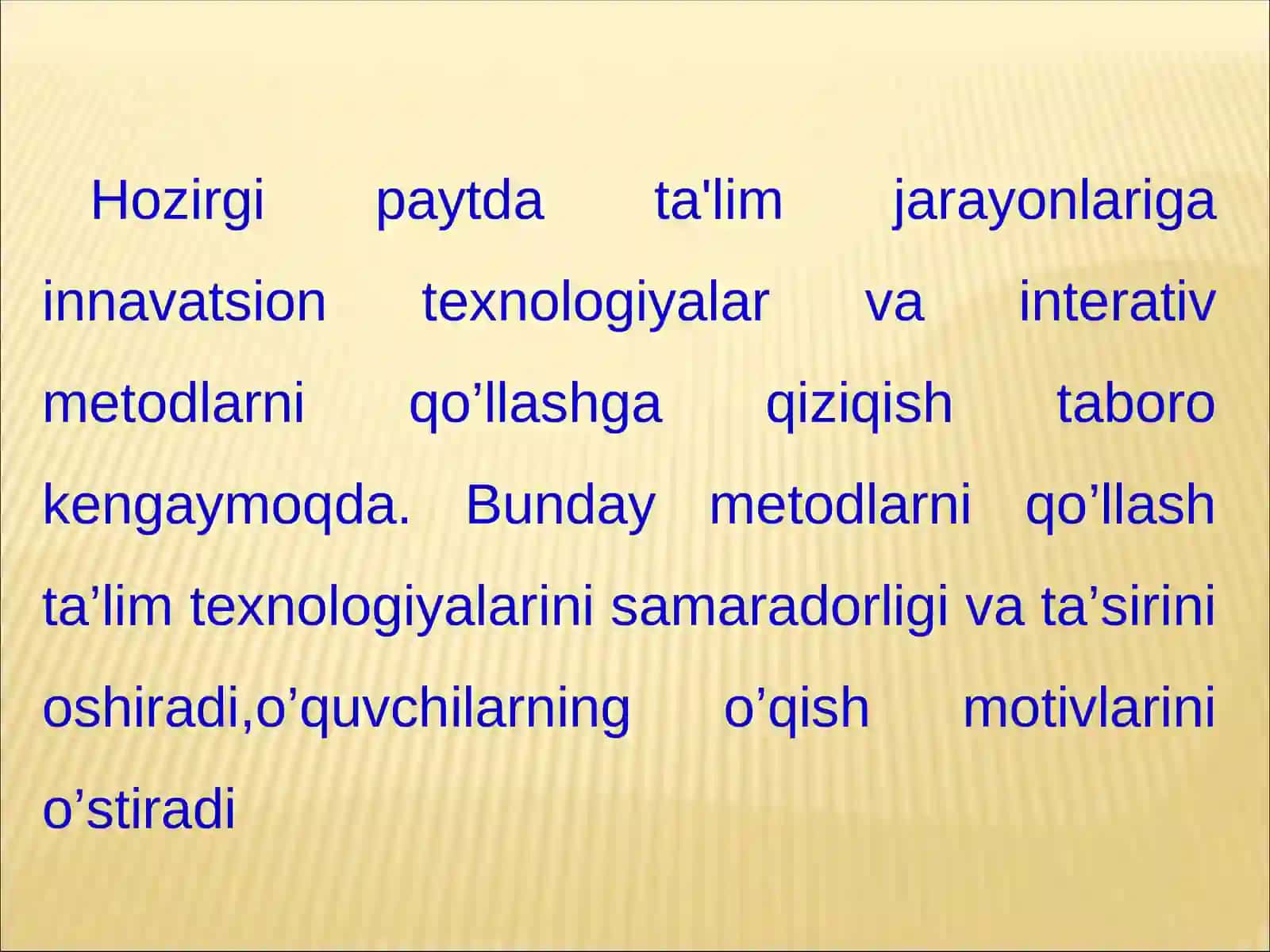 “MUZYORAR”metodi 2