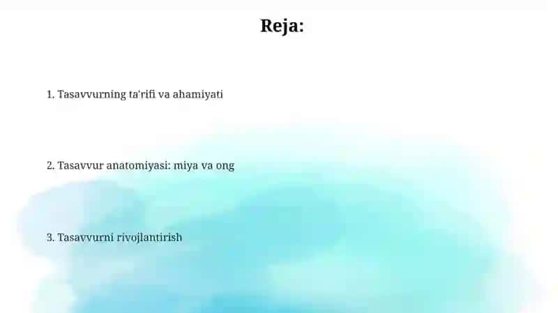 Tasavvur anatomiyasi 2
