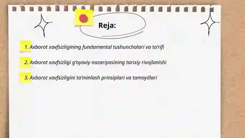 Axborot xavfsizligi 2