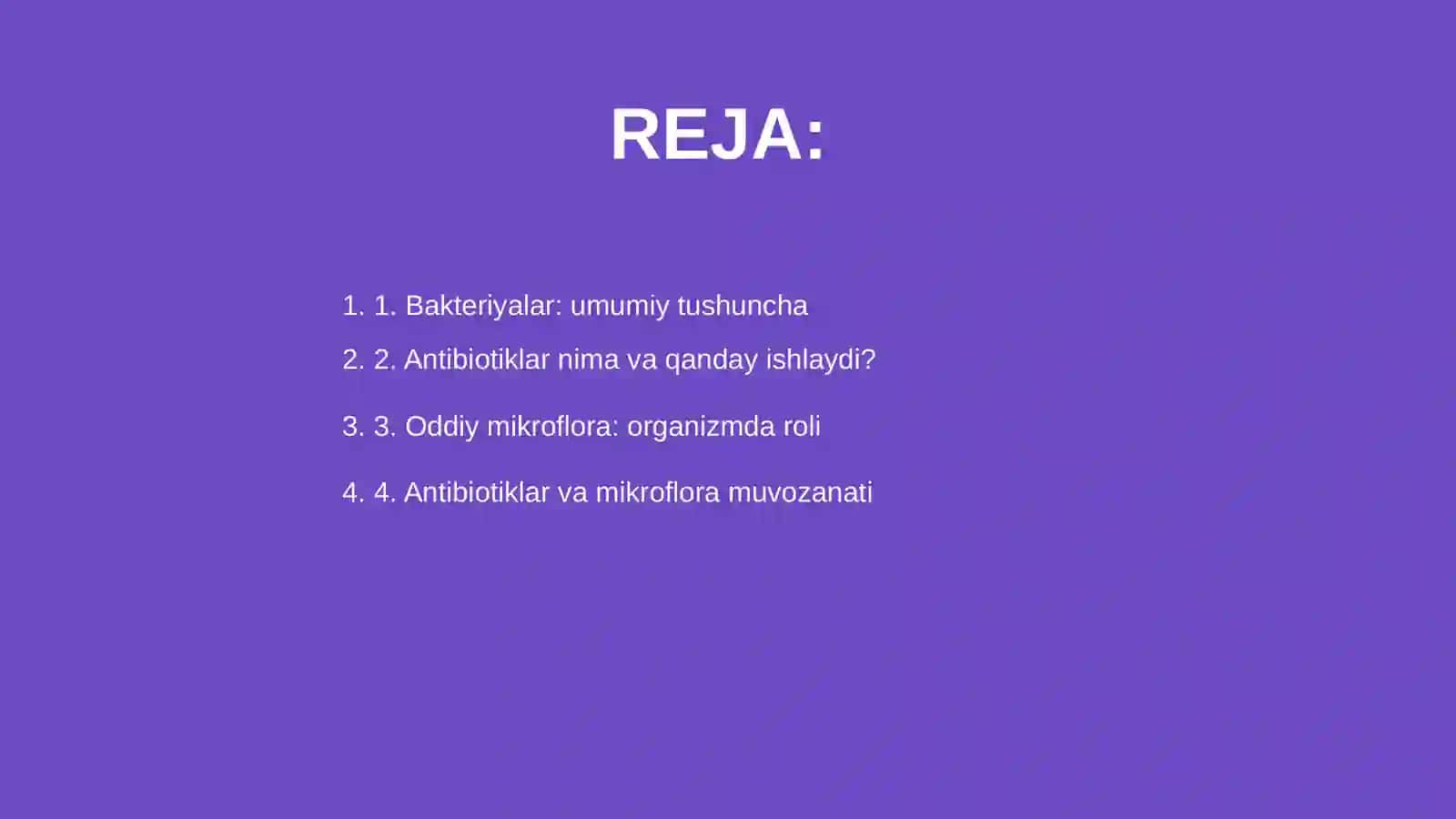 Bakteriyalar va antibiotiklar 2