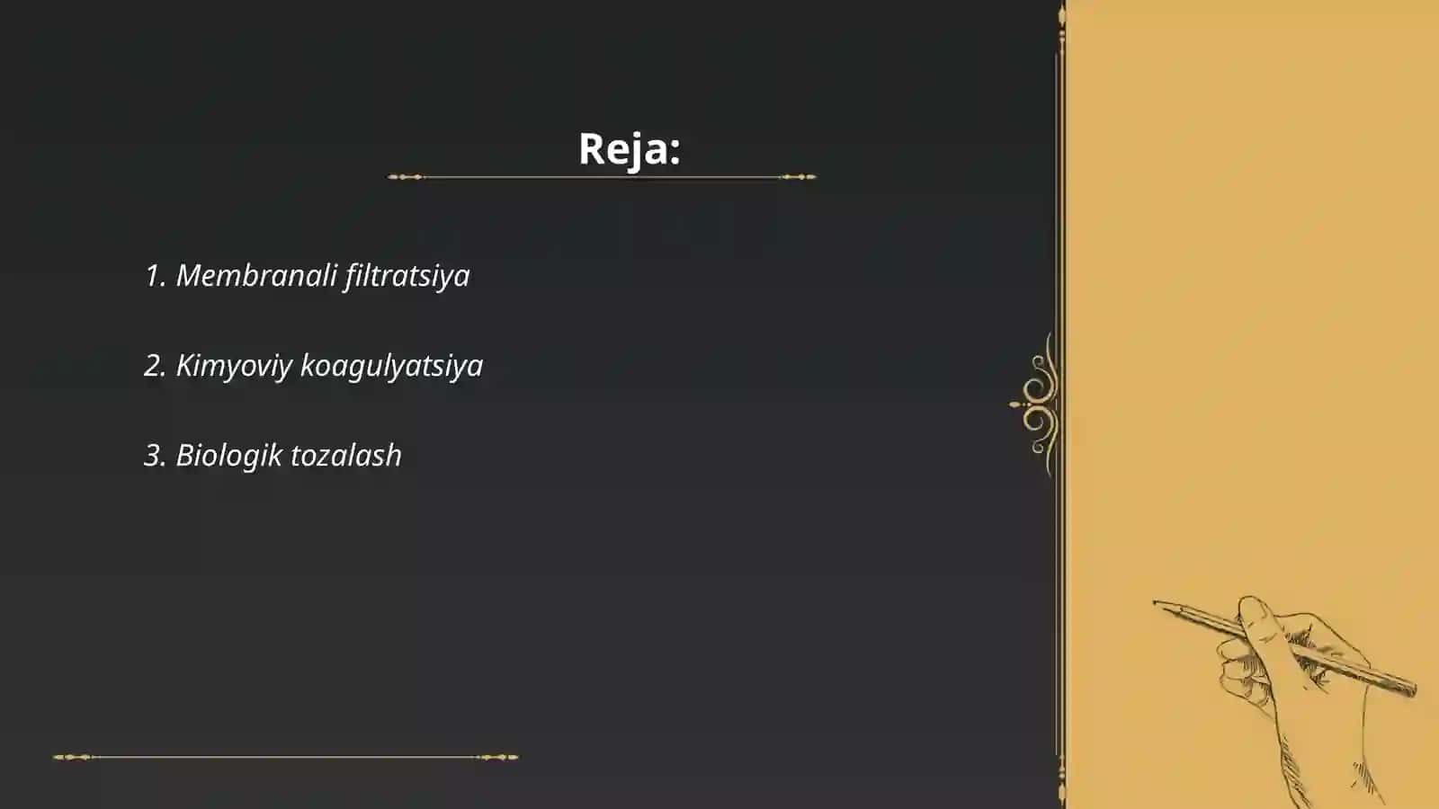 Membranali filtratsiya 2