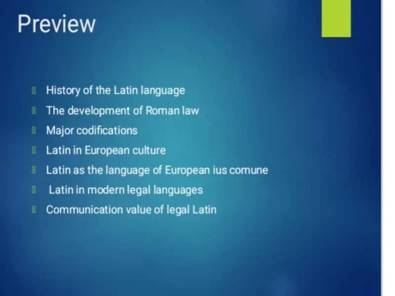 History of the Latin language 2