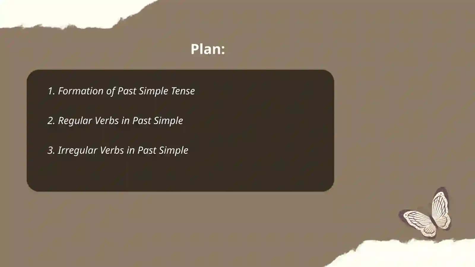 Past simple 2