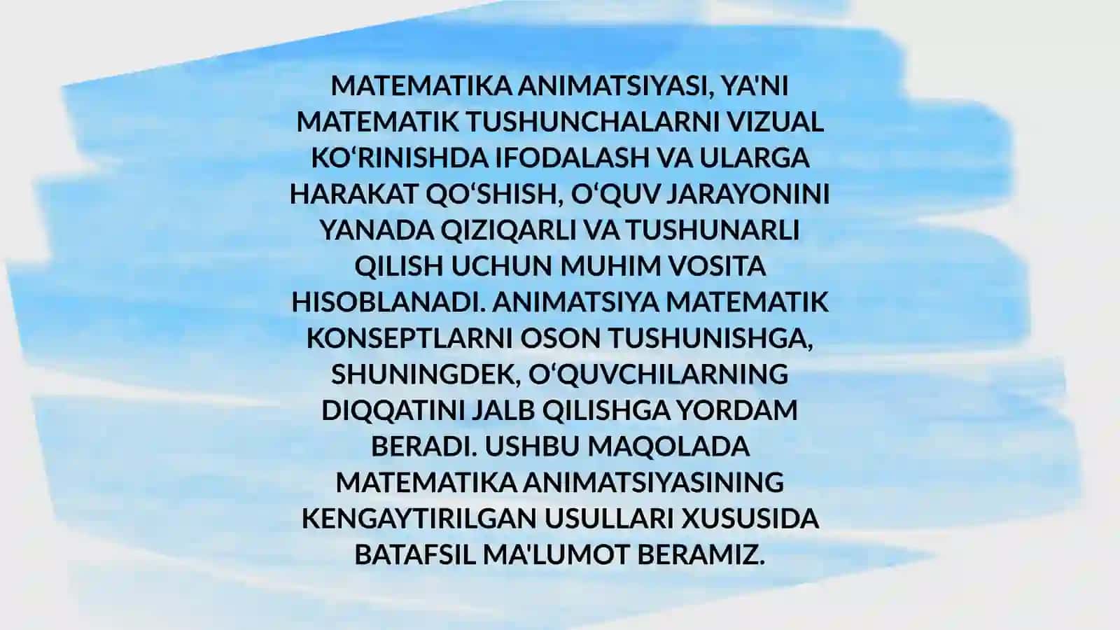 Matematika Animatsiyasi 2
