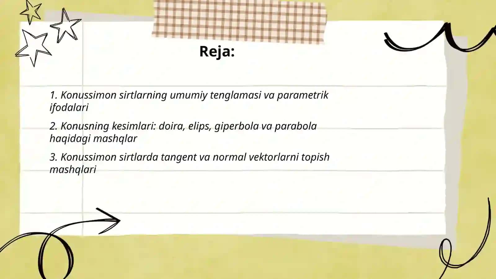 Konussimon sirtlar 2