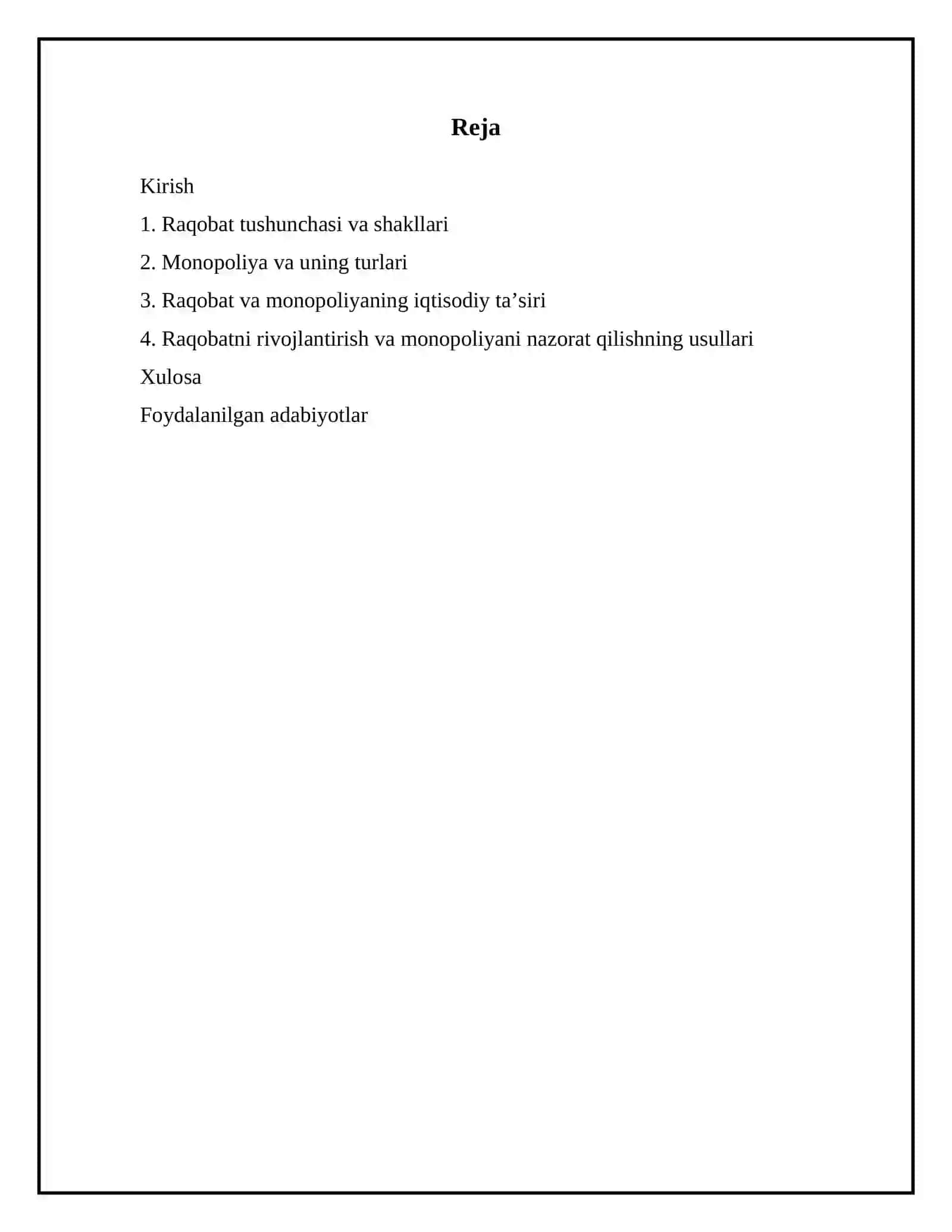 Raqobat va monopoliya 2