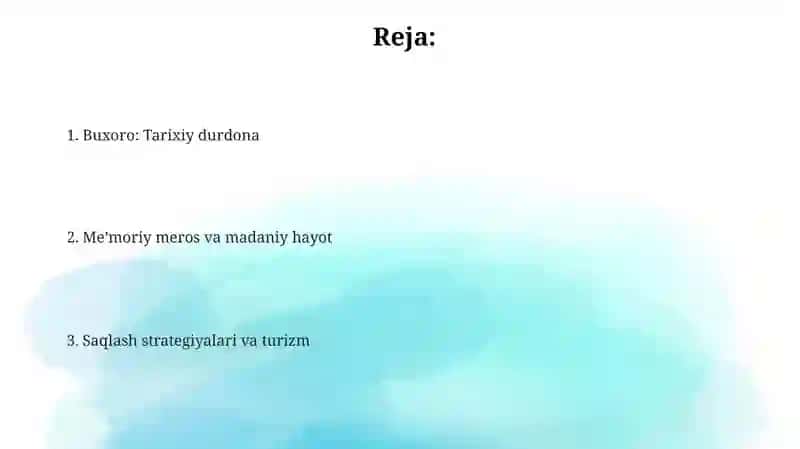 Buxoro shahri va tarixiy obidalari 2