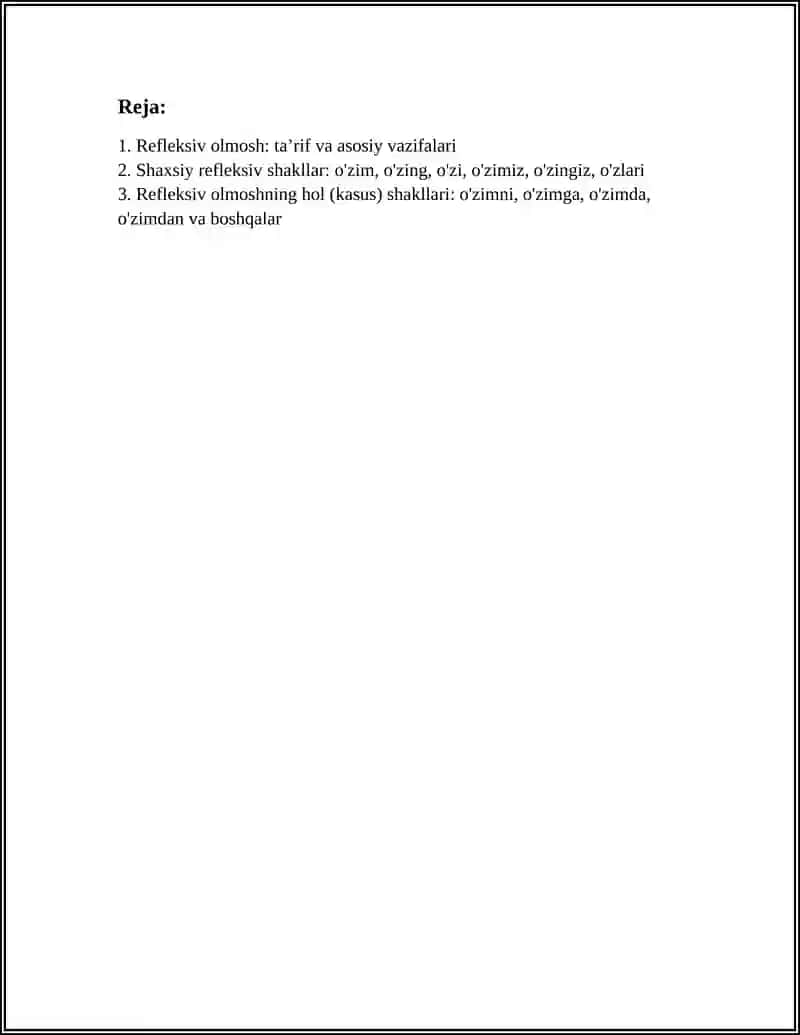 REFLEXIVE PRONOUNS 2