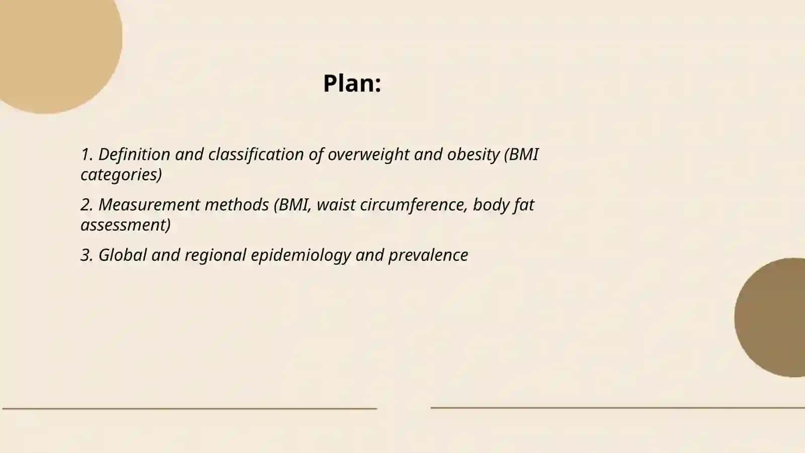 Overweight and obesity 2