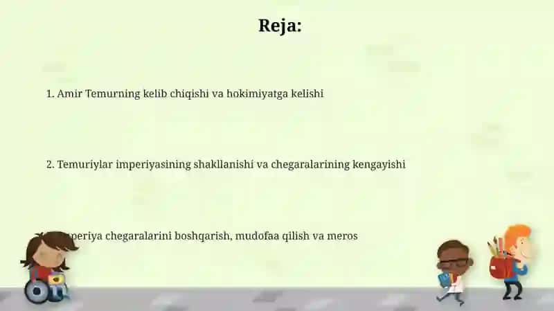 Amir Temur va uning chegaralari 2